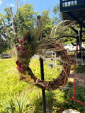 10" Dried Floral Wreath
