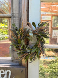6" Dried Floral Wreath
