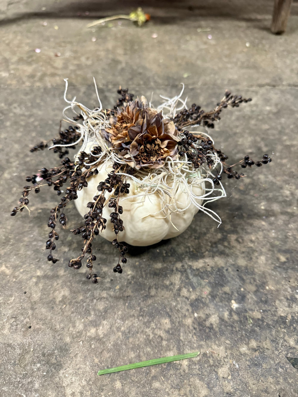 Dried Floral Pumpkins