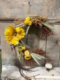 10" Half Moon Wreath