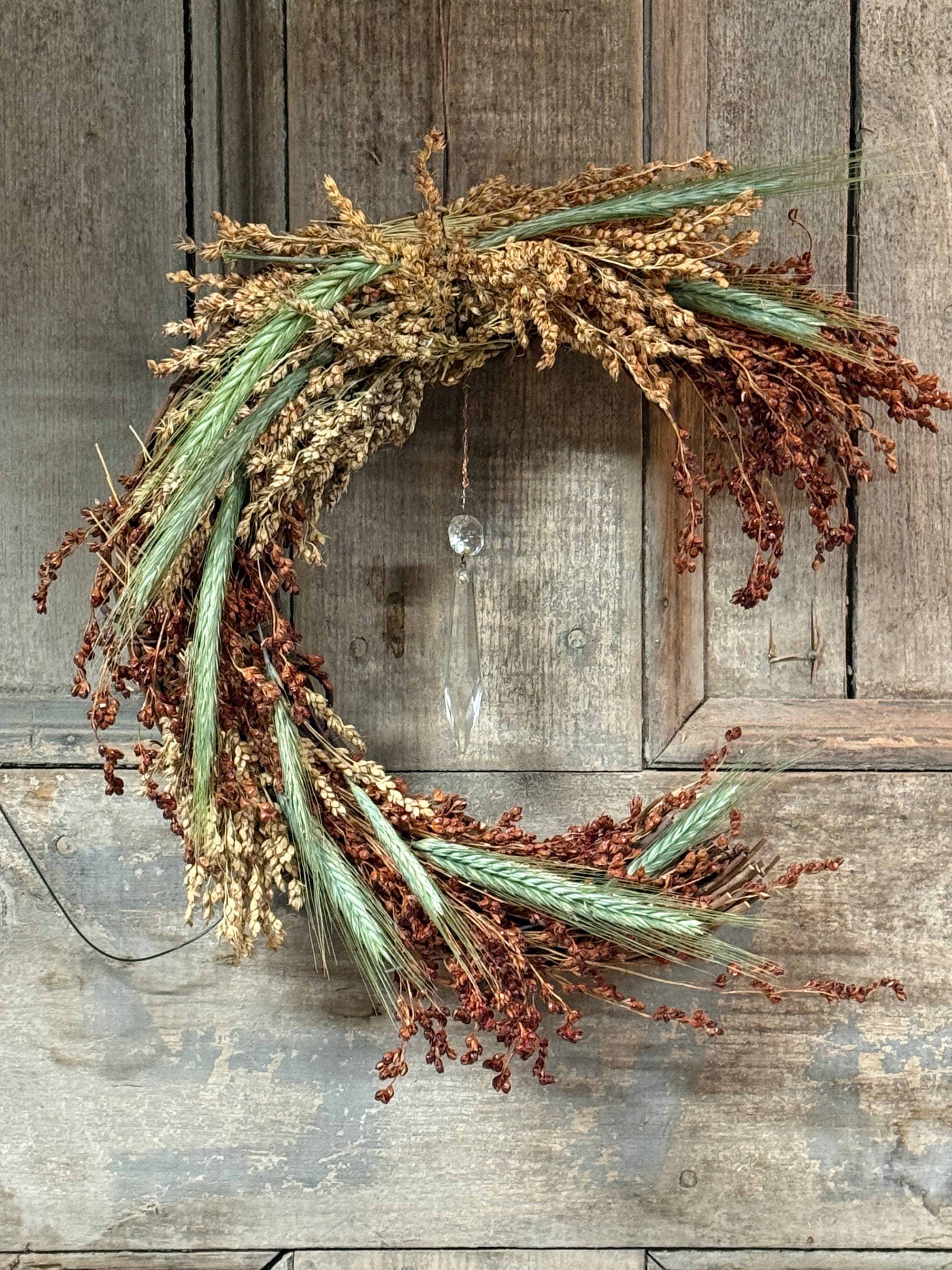 10" Half Moon Wreath