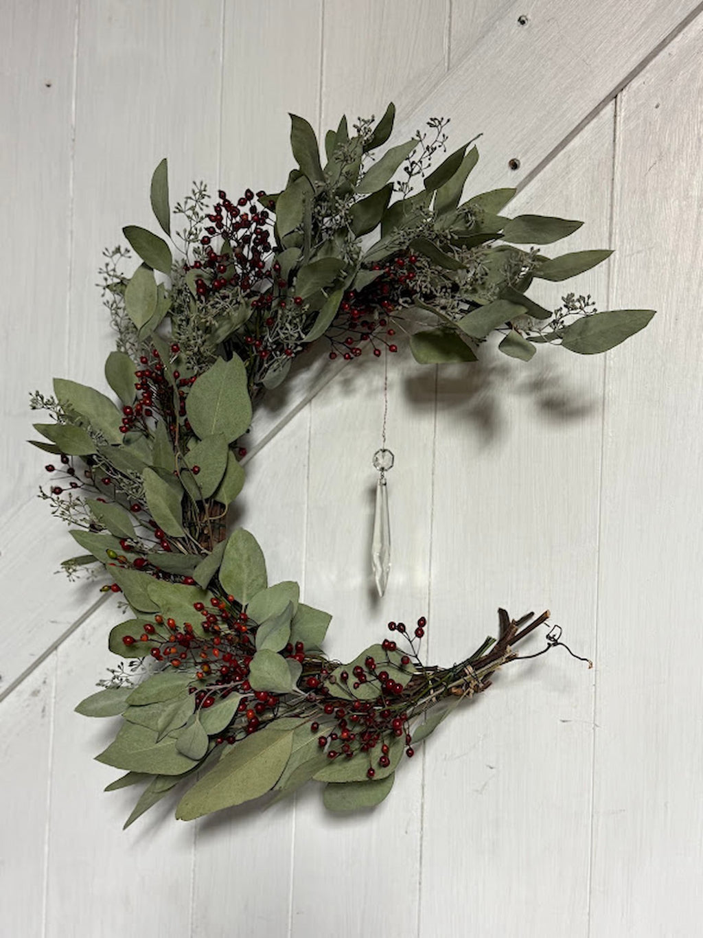 10" Half Moon Wreath